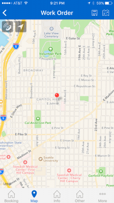 Capture d'écran de l'application Field Service Mobile (2016) - #3