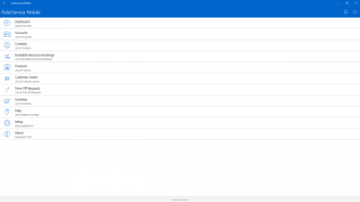 Capture d'écran de l'application Field Service Mobile (2016) - #6