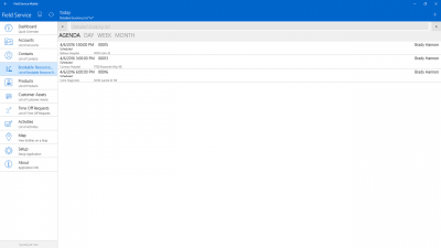 Capture d'écran de l'application Field Service Mobile (2016) - #7