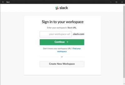 Capture d'écran de l'application Slack pour Windows - #1