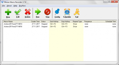 Capture d'écran de l'application Mouse Macro Recorder - #3