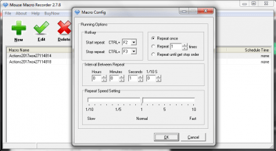 Capture d'écran de l'application Mouse Macro Recorder - #5