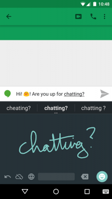 Capture d'écran de l'application Saisie manuscrite de Google - #8