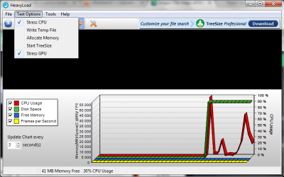 Capture d'écran de l'application HeavyLoad - #3