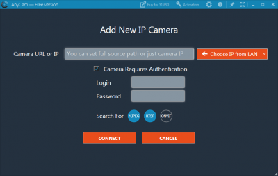 Capture d'écran de l'application AnyCam - #4