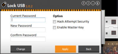 Capture d'écran de l'application Lock USB - #3