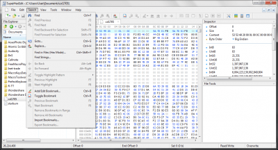 Capture d'écran de l'application SuperHexEdit - #7