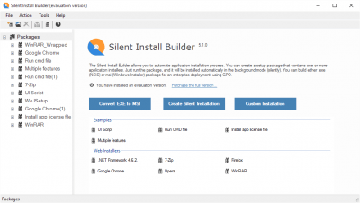 Capture d'écran de l'application Silent Install Builder - #4