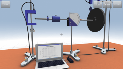 Capture d'écran de l'application Précession et nutation d'un gyroscope - #8