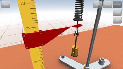 Capture d'écran de l'application La loi de Hooke - #7