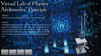 Capture d'écran de l'application loi d'Archimède - #5