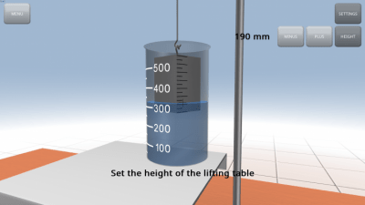 Capture d'écran de l'application loi d'Archimède - #8