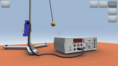 Capture d'écran de l'application Oscillation harmonique d'un pendule - #8