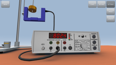Capture d'écran de l'application Pendule avec g variable - #7