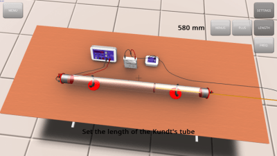 Capture d'écran de l'application Une étude des ondes sonores stationnaires - #8