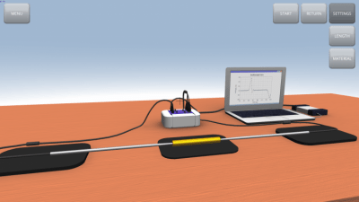 Capture d'écran de l'application Propagation du son dans les tiges - #4