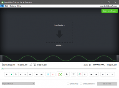 Capture d'écran de l'application Free Video Editor - #1