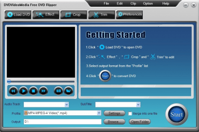 Capture d'écran de l'application DVD Video Media Free DVD Ripper - #1