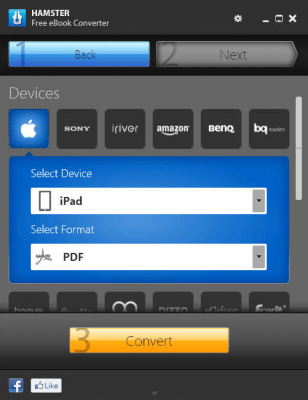 Capture d'écran de l'application Free eBook Converter - #2