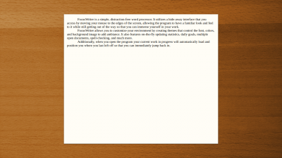 Capture d'écran de l'application FocusWriter - #6