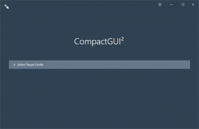 Capture d'écran de l'application CompactGUI - #2
