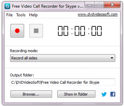 Capture d'écran de l'application Free Video Call Recorder for Skype - #1