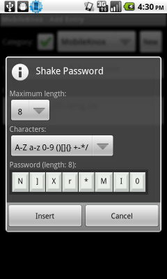 Capture d'écran de l'application MobileKnox - #4