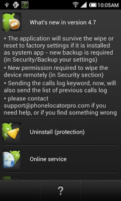Capture d'écran de l'application PhoneLocator - #5