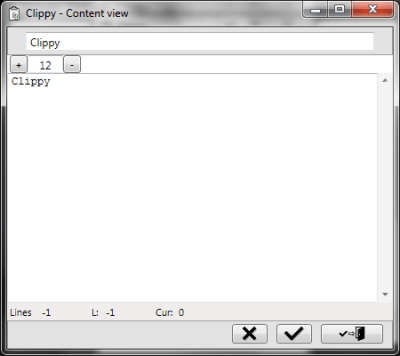 Capture d'écran de l'application Clippy - #2