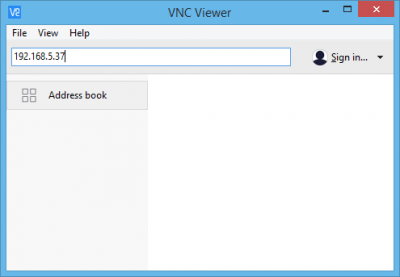 Capture d'écran de l'application VNC Viewer - #3