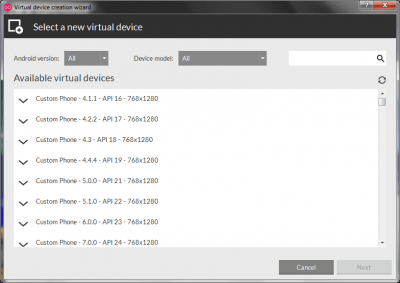 Capture d'écran de l'application Genymotion - #3