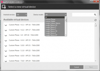 Capture d'écran de l'application Genymotion - #4