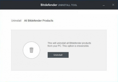 Capture d'écran de l'application Bitdefender Uninstall Tool - #1