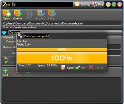 Capture d'écran de l'application Zip It - #4