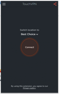 Capture d'écran de l'application Touch VPN - #2