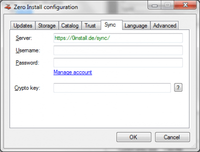 Capture d'écran de l'application Zero Install - #2