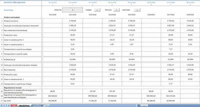 Capture d'écran de l'application Gestion des stocks - #1