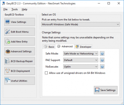 Capture d'écran de l'application EasyBCD - #3
