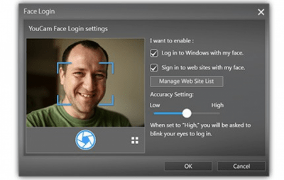 Capture d'écran de l'application CyberLink YouCam - #1