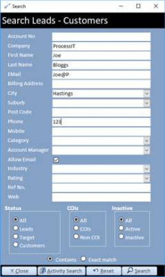 Capture d'écran de l'application Leads - #3