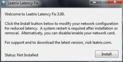 Capture d'écran de l'application Leatrix Latency Fix - #1