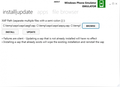 Capture d'écran de l'application Windows Phone Power Tools - #2