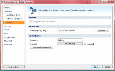 Capture d'écran de l'application FBackup - #6