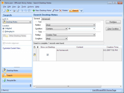 Capture d'écran de l'application Efficient Software Sticky Notes - #2