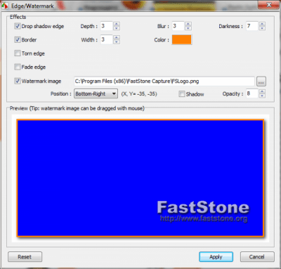 Capture d'écran de l'application FastStone Capture - #2