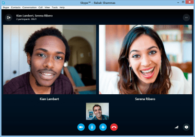 Capture d'écran de l'application Skype - #2