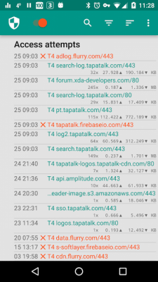 Capture d'écran de l'application NetGuard - no-root firewall - #3