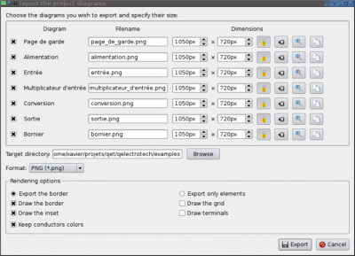 Capture d'écran de l'application QElectroTech - #9