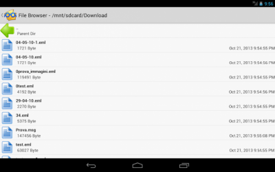 Capture d'écran de l'application EML Reader FREE - #5