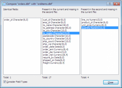 Capture d'écran de l'application DBF Commander Free - #6